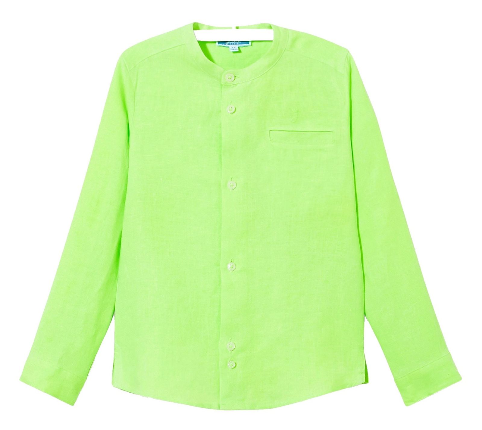 پیراهن کتان آستین بلند پسرانه Eclipsebis - جاکادی - سبز - 2