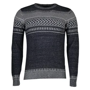 پلیور نخی یقه گرد مردانه - یوپیم