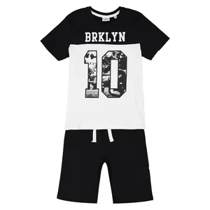 تی شرت و شلوارک نخی پسرانه - بلوکیدز