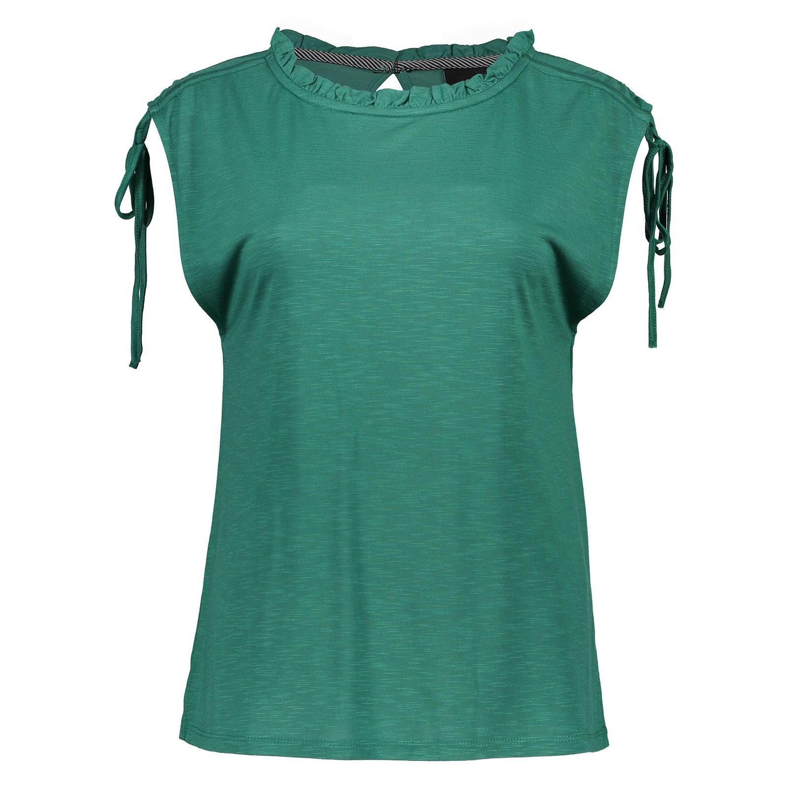 تی شرت ویسکوز یقه گرد زنانه - آبجکت - سبز - 1