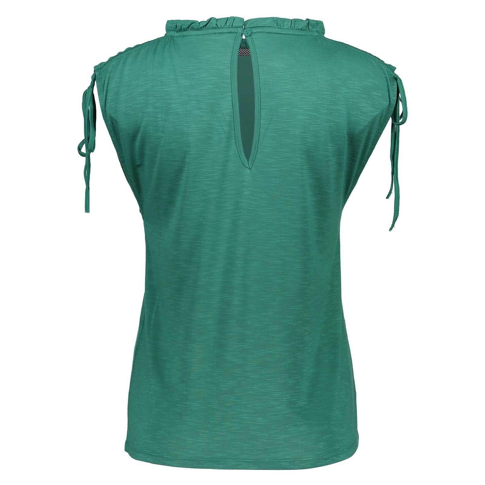 تی شرت ویسکوز یقه گرد زنانه - آبجکت - سبز - 3