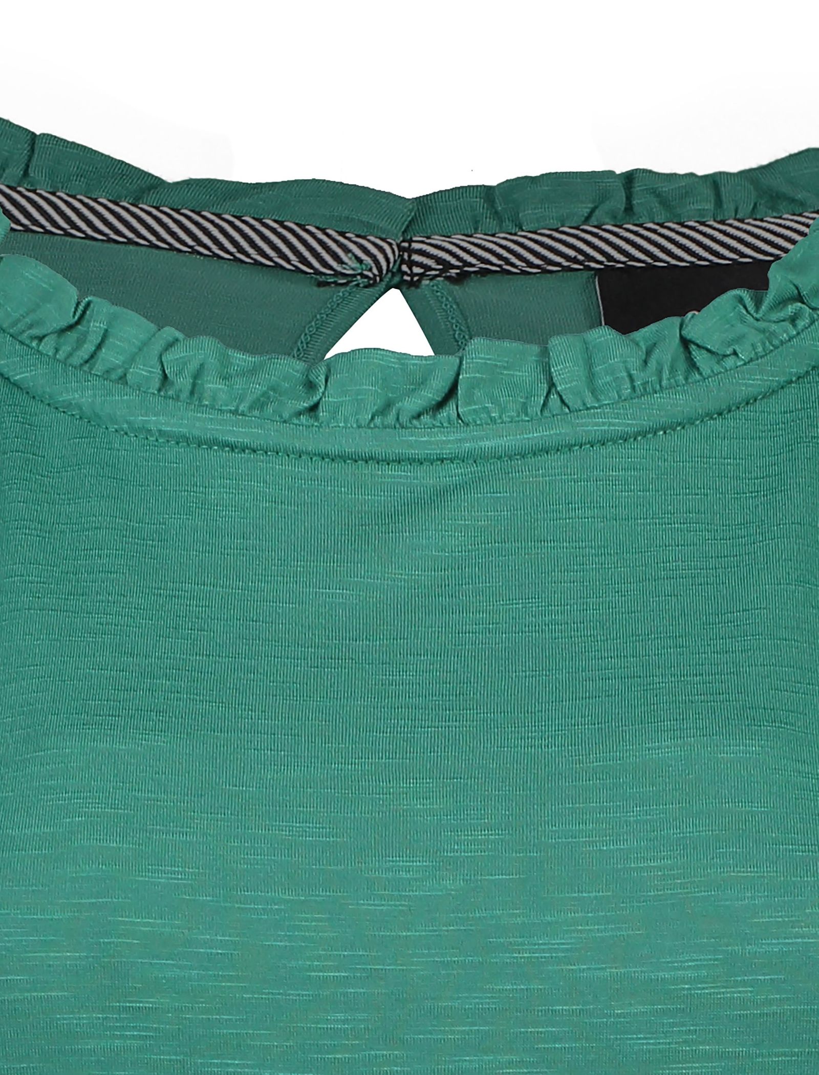 تی شرت ویسکوز یقه گرد زنانه - آبجکت - سبز - 6