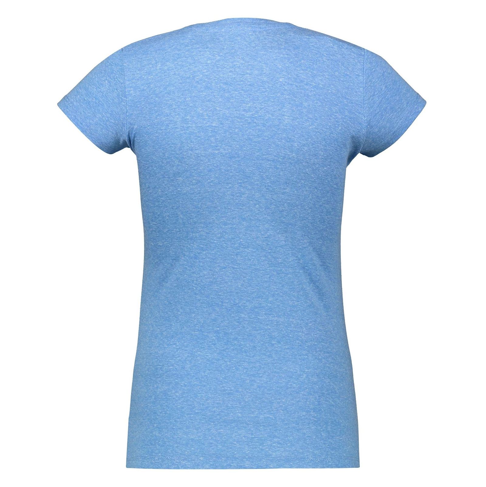 تی شرت یقه گرد زنانه - متی - آبي روشن - 3