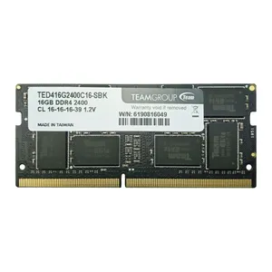 رم لپ تاپ DDR4 تک کاناله 2400 مگاهرتز CL16 تیم گروپ مدل Elite ظرفیت 16 گیگابایت 
