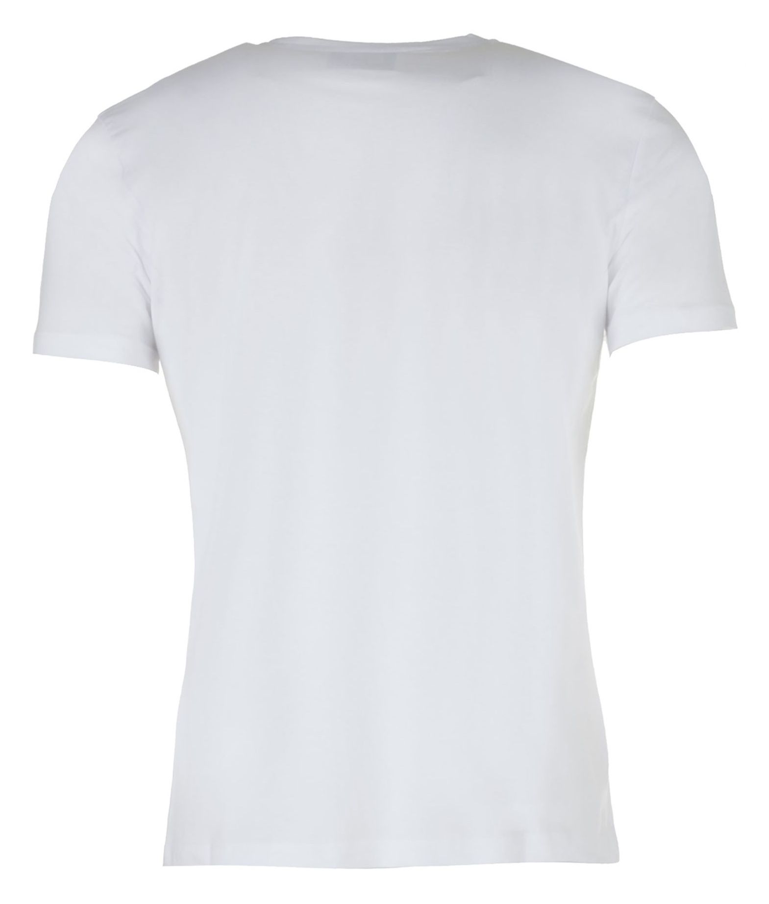 تی شرت نخی یقه گرد مردانه - 63 - سفيد - 5