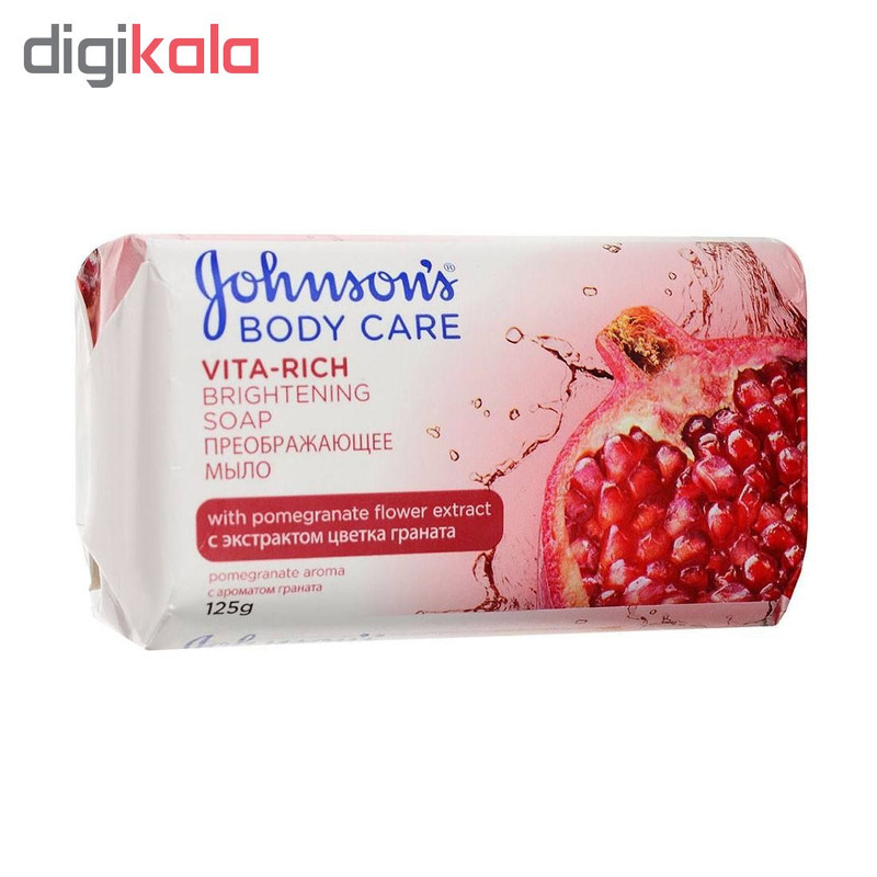 صابون شستشو جانسون مدل Pomegranate وزن 125 گرم