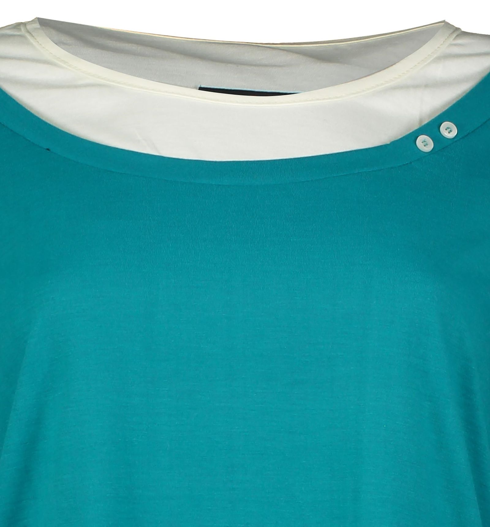 تی شرت آستین بلند زنانه - رامکات - سبز آبي - 6