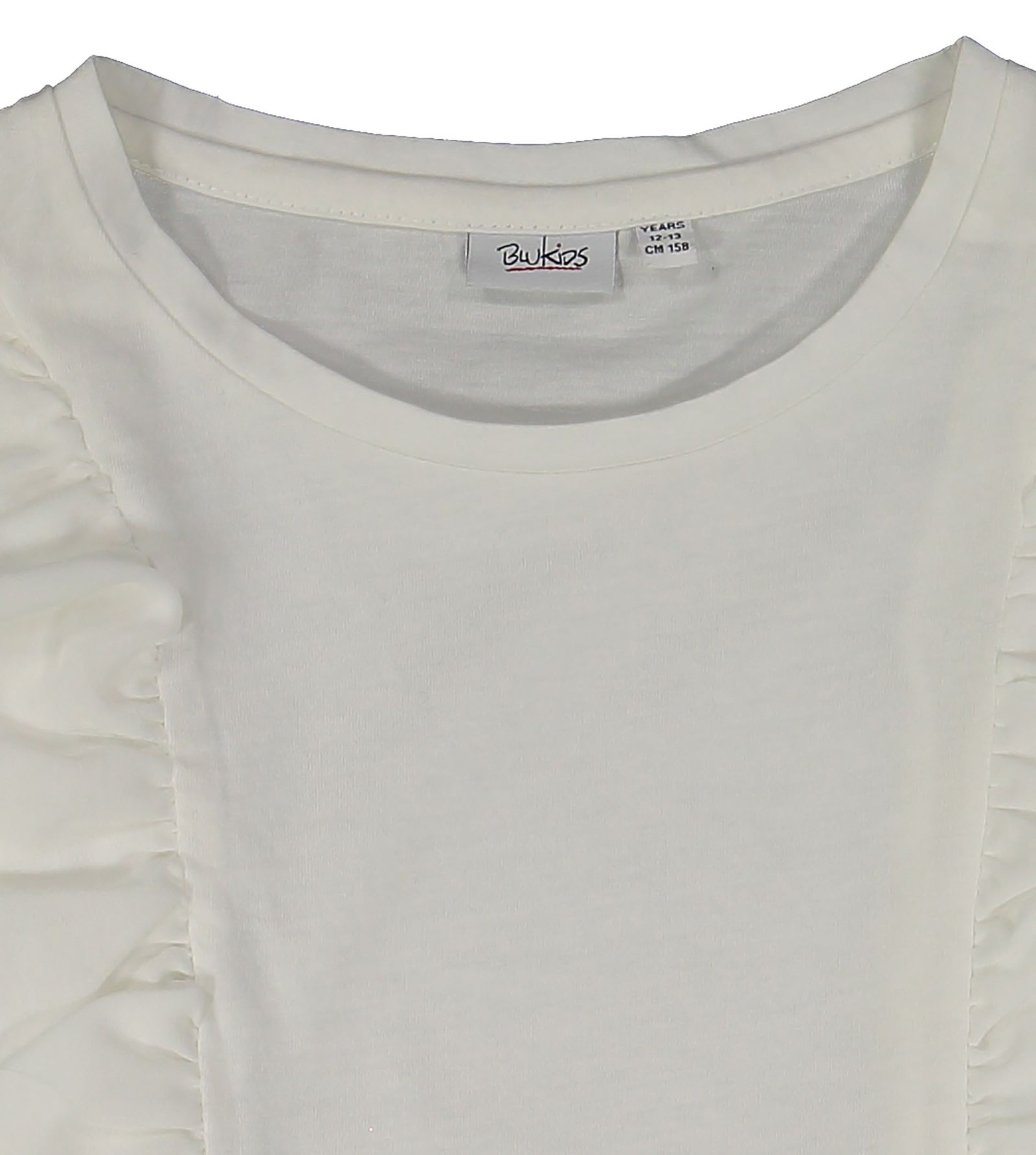 تی شرت یقه گرد دخترانه - بلوکیدز - سفيد - 4