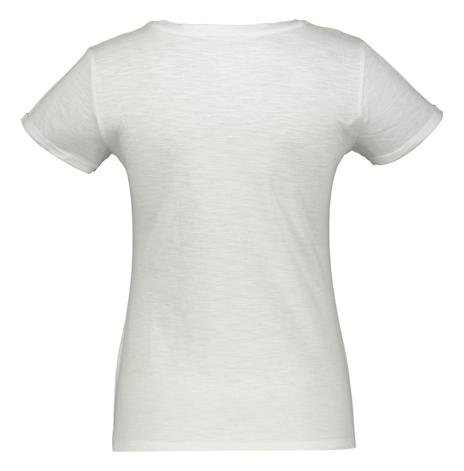 تی شرت نخی یقه گرد زنانه - یوپیم - سفید - 4