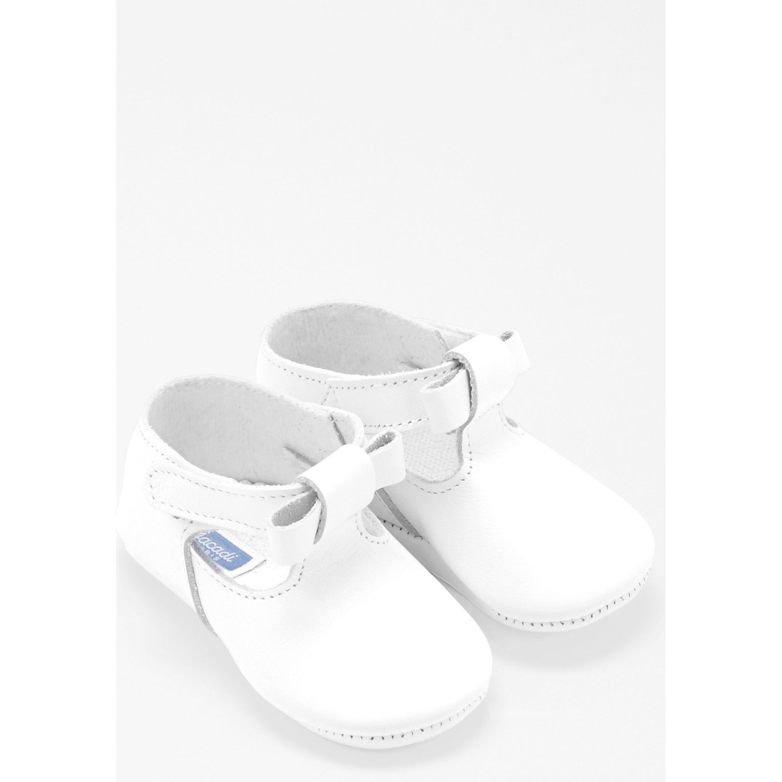 کفش چرم نوزادی دخترانه Mae - جاکادی - سفید - 3
