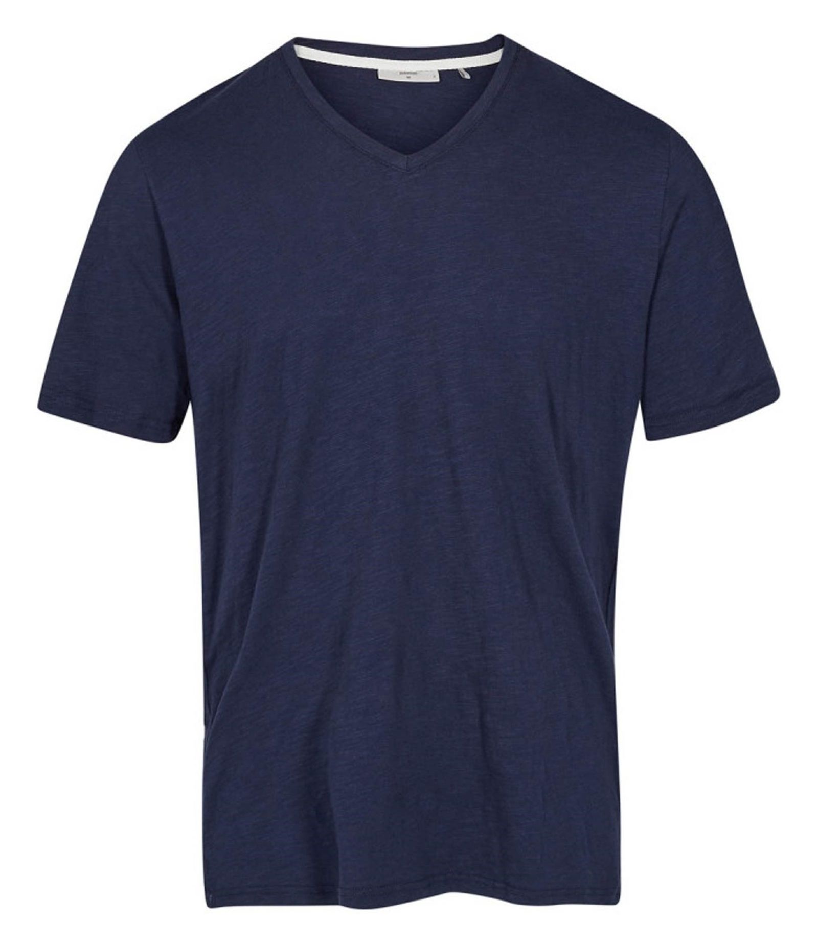 تی شرت نخی یقه هفت مردانه Earlham - مینیموم - آبي تيره - 1