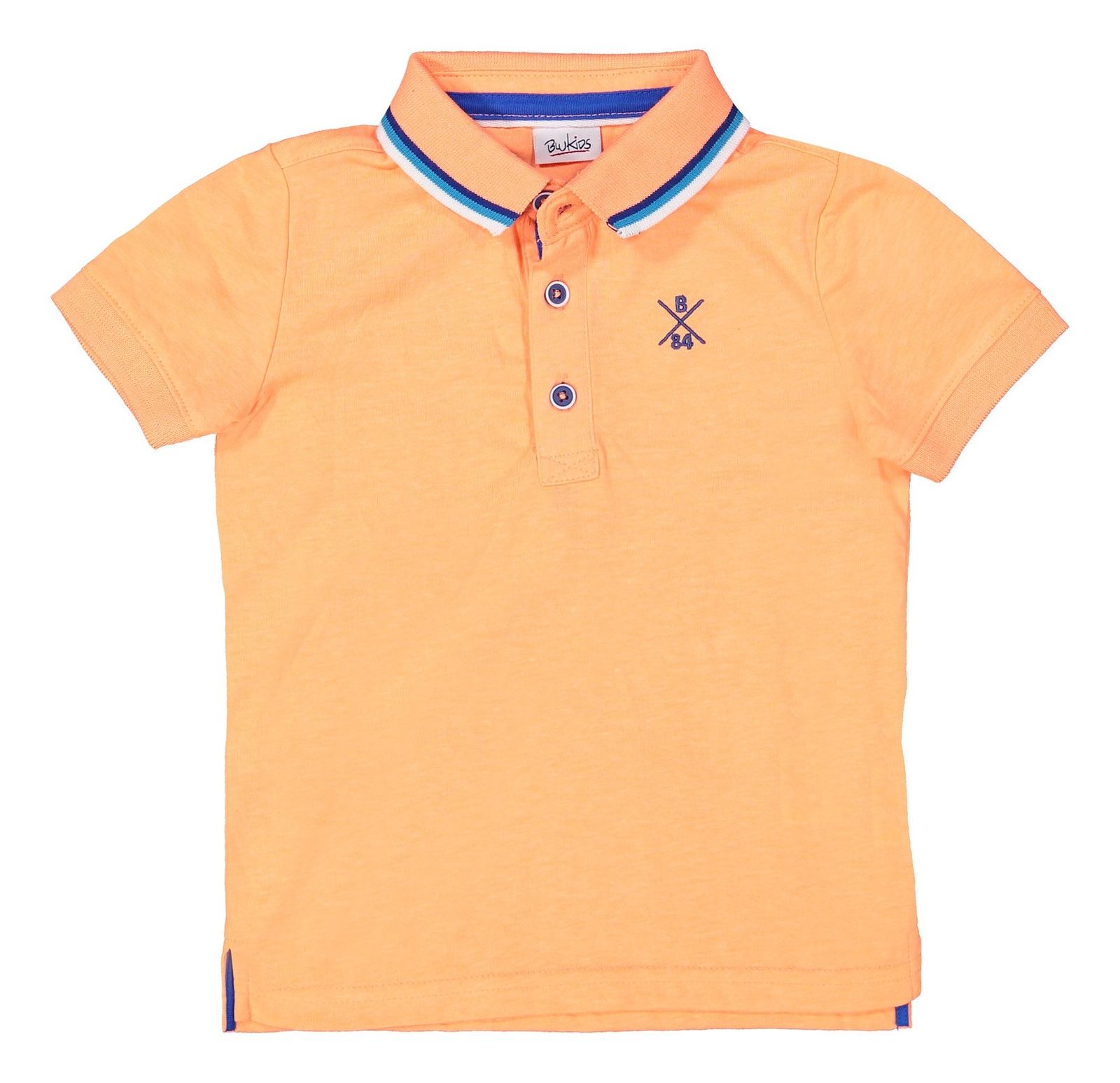 تی شرت یقه برگردان پسرانه - بلوکیدز - نارنجي - 1