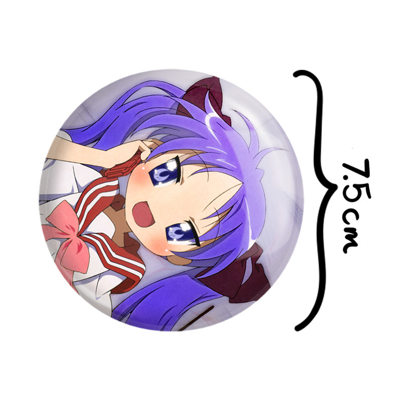 آینه جیبی خندالو مدل ایزومی انیمه Lucky Star  کد 23620