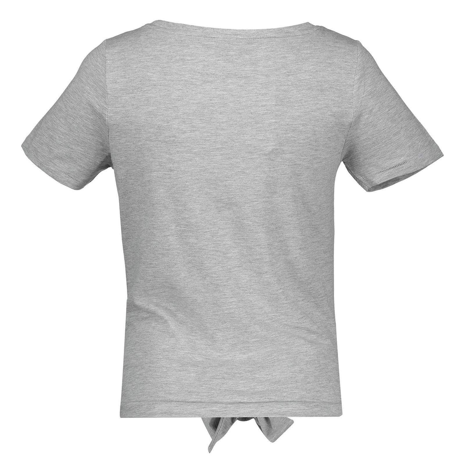 تی شرت یقه گرد زنانه - آبجکت - طوسي روشن  - 3