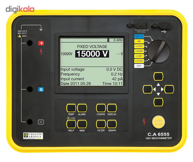 تستر مقاومت عایقی کاوین آرنوکس مدل CA6555