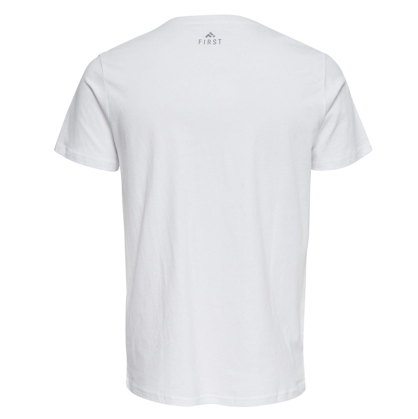 تی شرت نخی یقه گرد مردانه - فرست - سفيد - 4