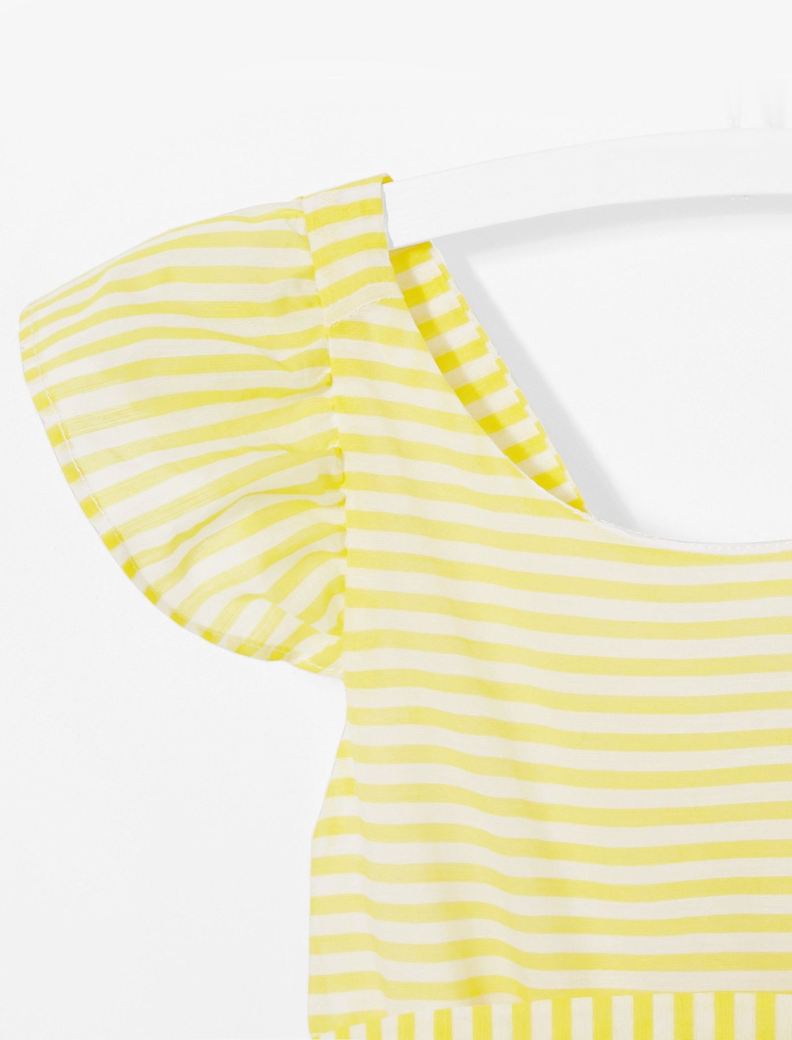 پیراهن روزمره دخترانه Linbis - جاکادی - زرد - 4