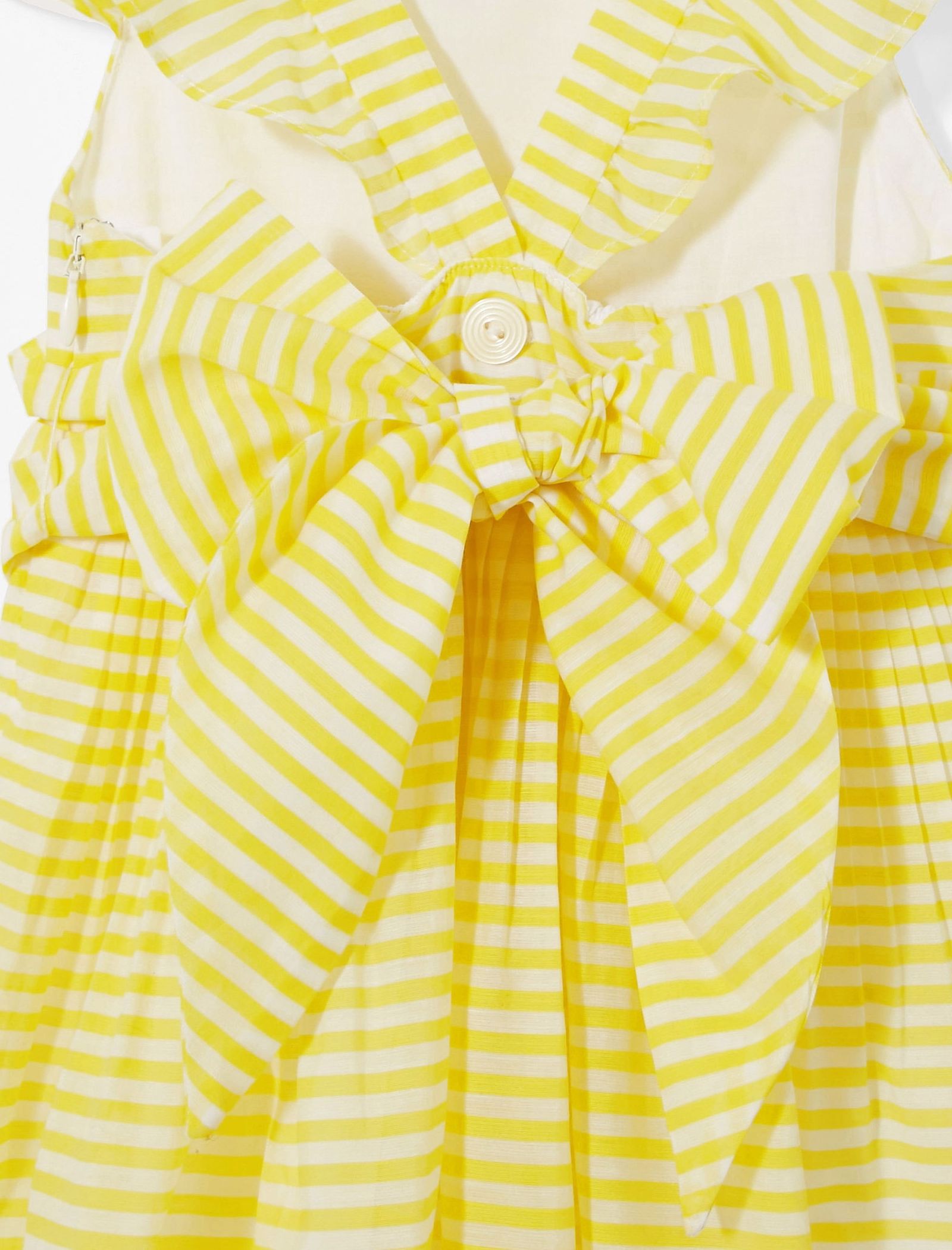 پیراهن روزمره دخترانه Linbis - جاکادی - زرد - 5