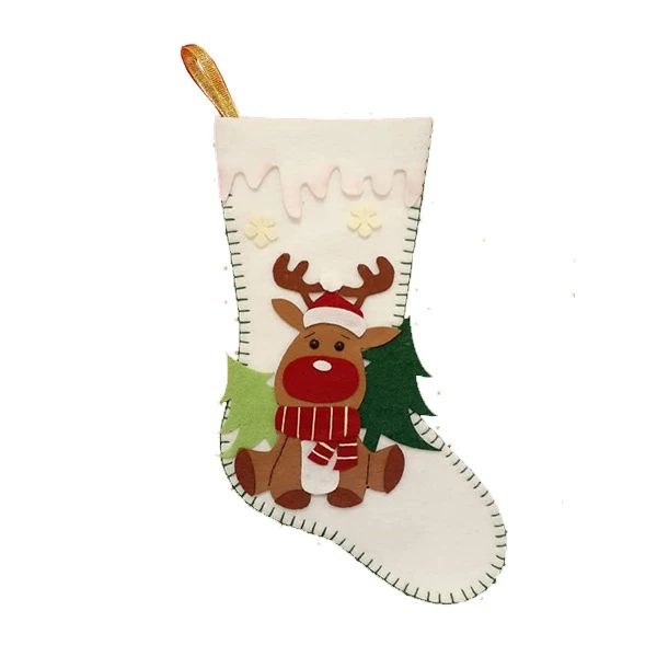 آویز تزیینی کریسمس طرح گوزن نشسته