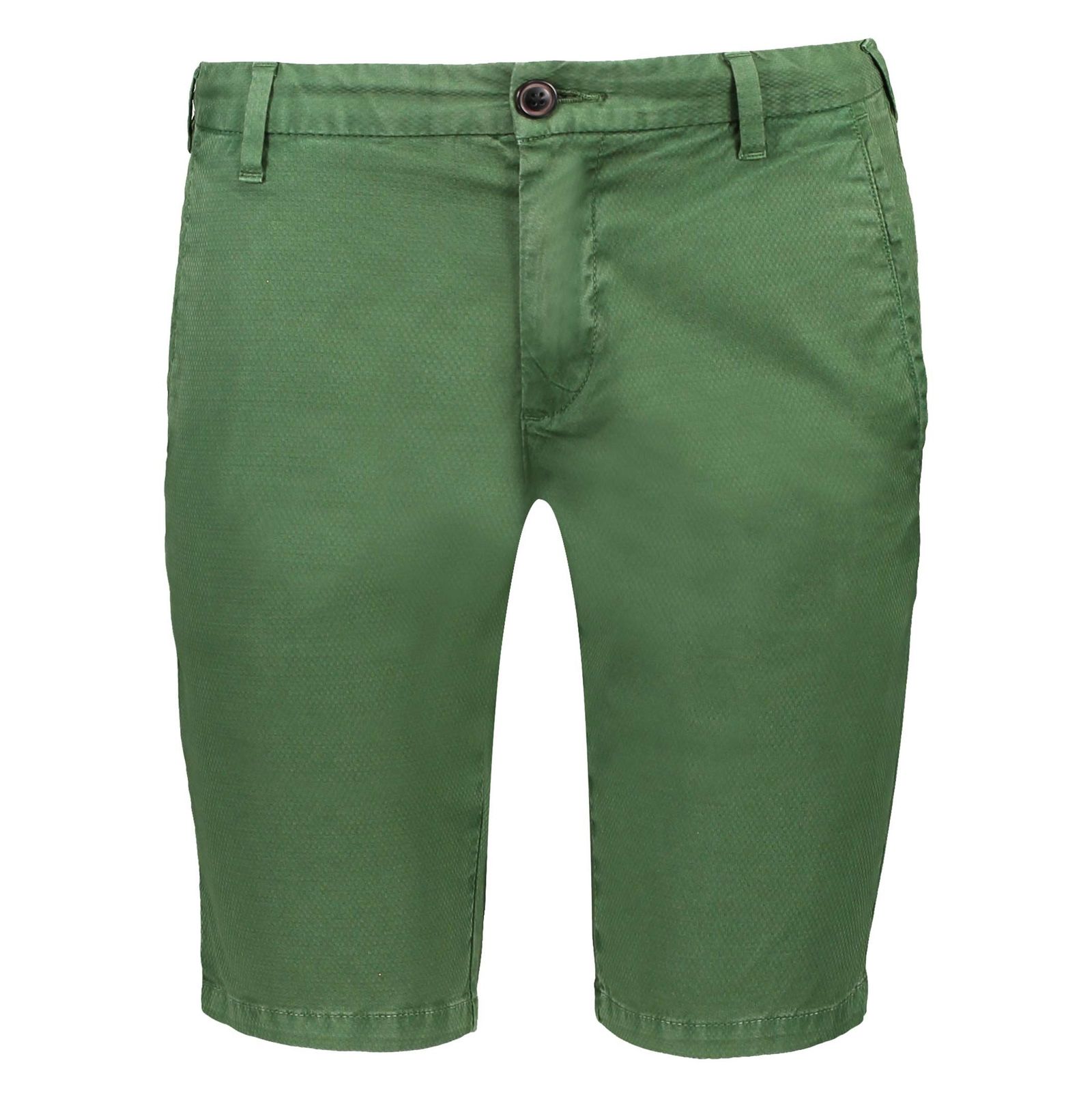 شلوارک نخی طرح دار مردانه James - پپه جینز - سبز - 2