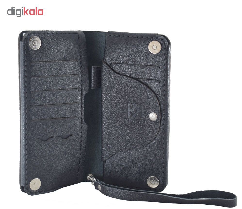 ست کیف پول و جاکلیدی چرمی کیهان کد K2 main 1 4