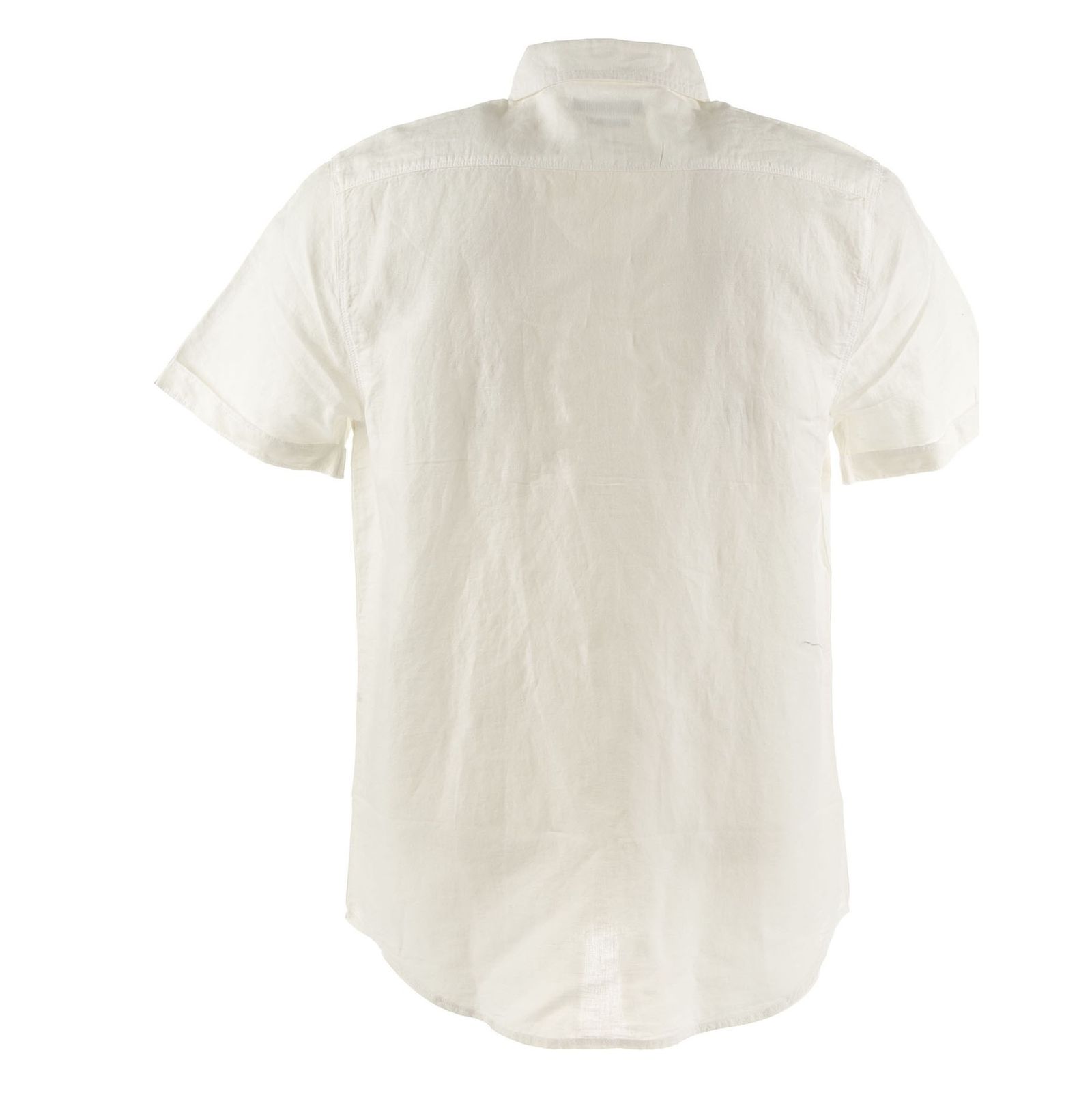 پیراهن نخی آستین کوتاه مردانه - یوپیم - سفيد - 3