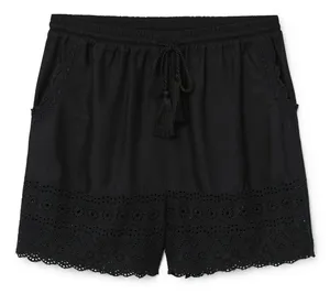 شلوارک ویسکوز ساده زنانه - مانگو