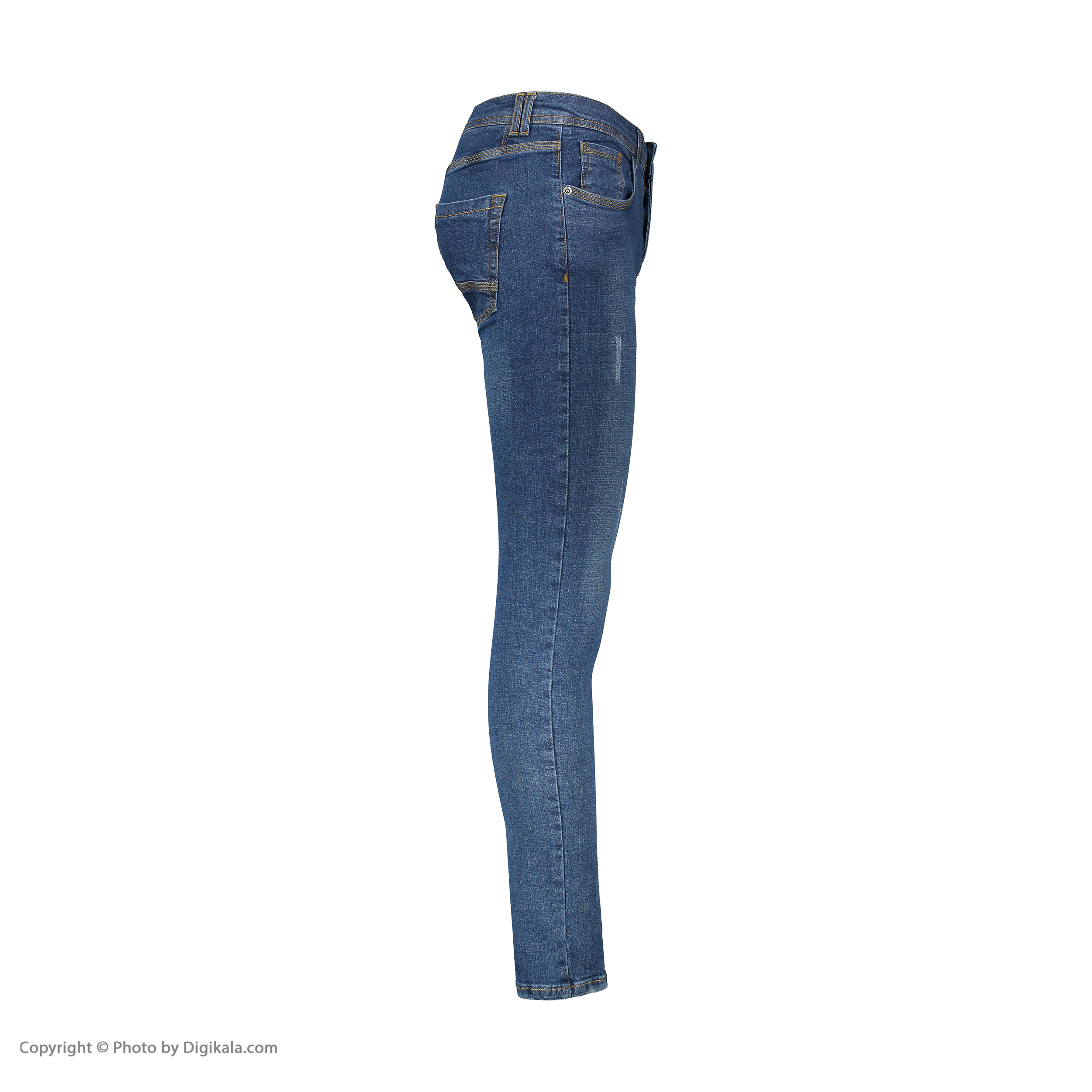 شلوار جین مردانه آر ان اس مدل 1133024-77 - آبی تیره - 3