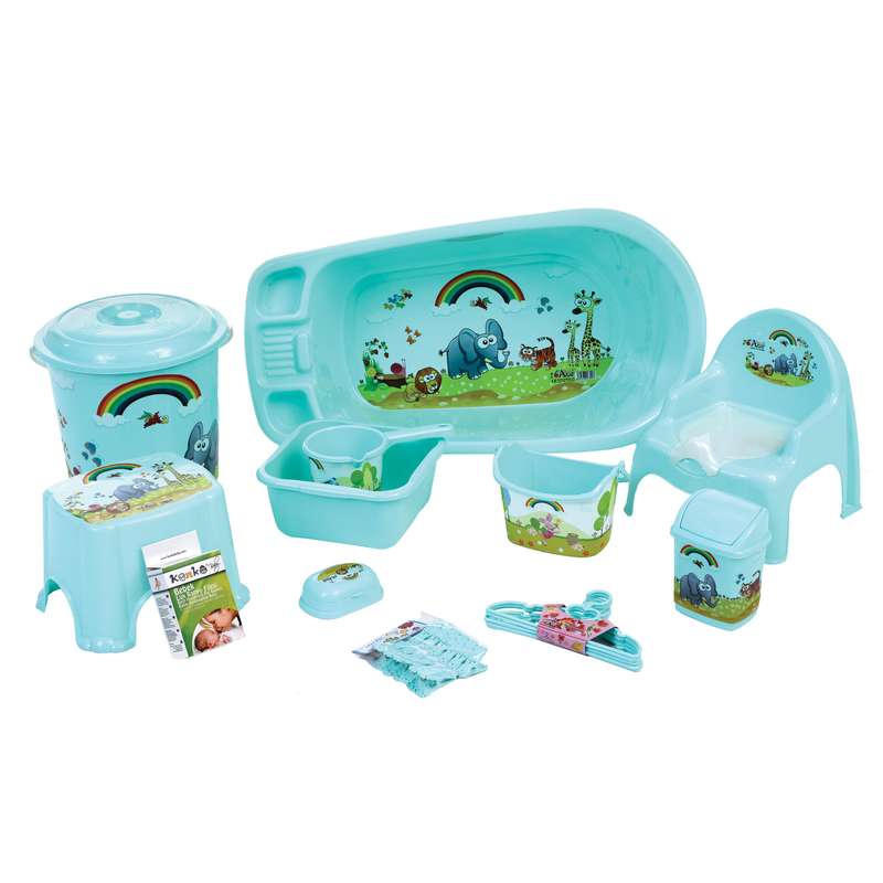 وان حمام کودک رزگلد مدل Set-801 مجموعه 12 عددی