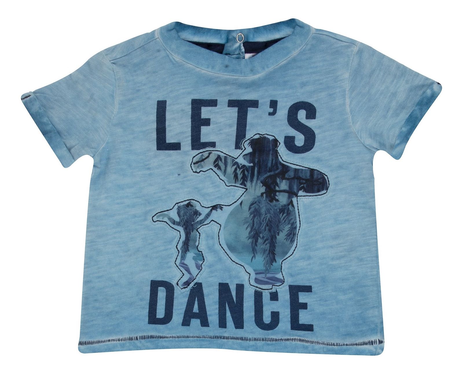 تی شرت و شلوارک نخی نوزادی پسرانه - بلوکیدز - سرمه اي و آبي - 3