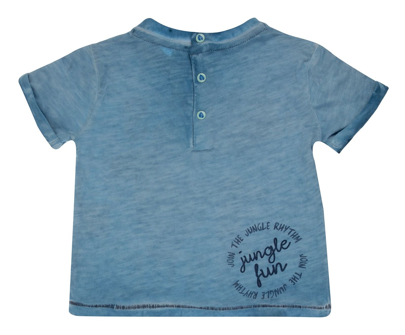 تی شرت و شلوارک نخی نوزادی پسرانه - بلوکیدز - سرمه اي و آبي - 4
