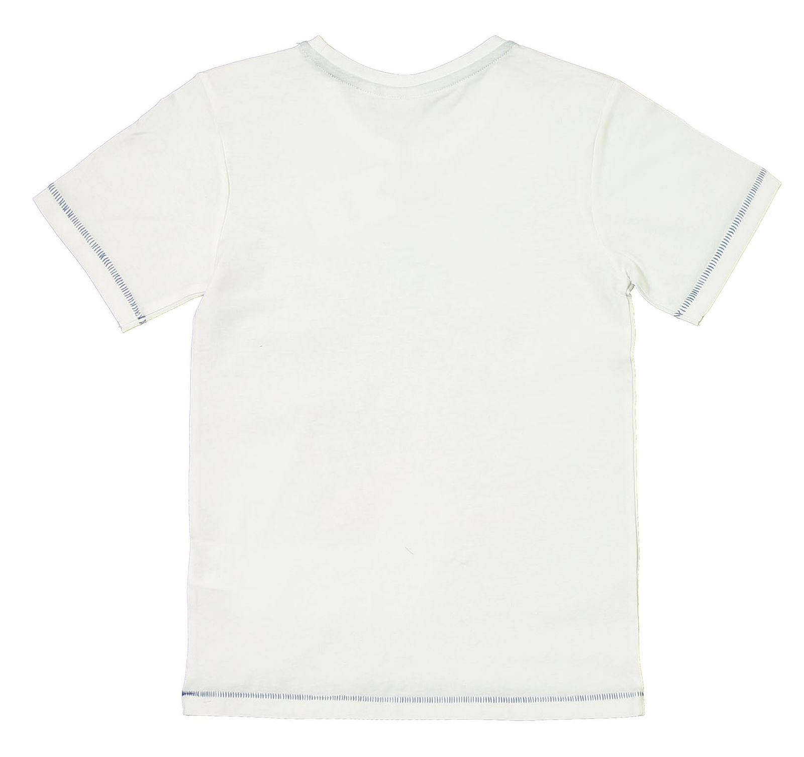 تی شرت نخی یقه گرد پسرانه بسته 3 عدی - بلوکیدز - سفيد/آبي/طوسي روشن - 10