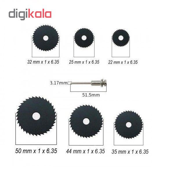 مجموعه 7 عددی تیغ فرز انگشتی مدل 1818