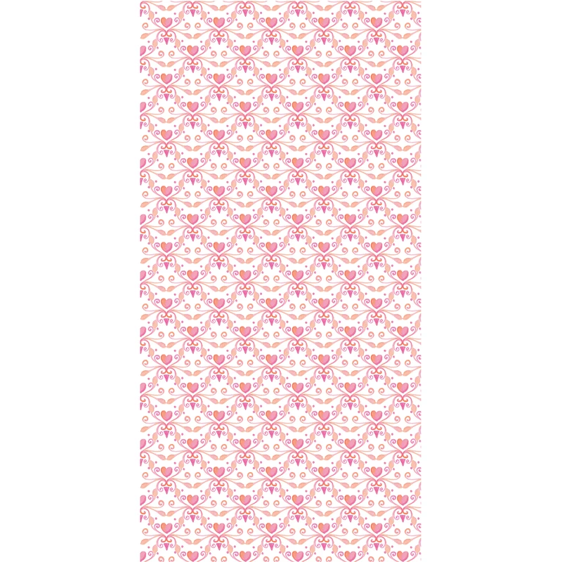 استیکر شیشه طرح heart pattern