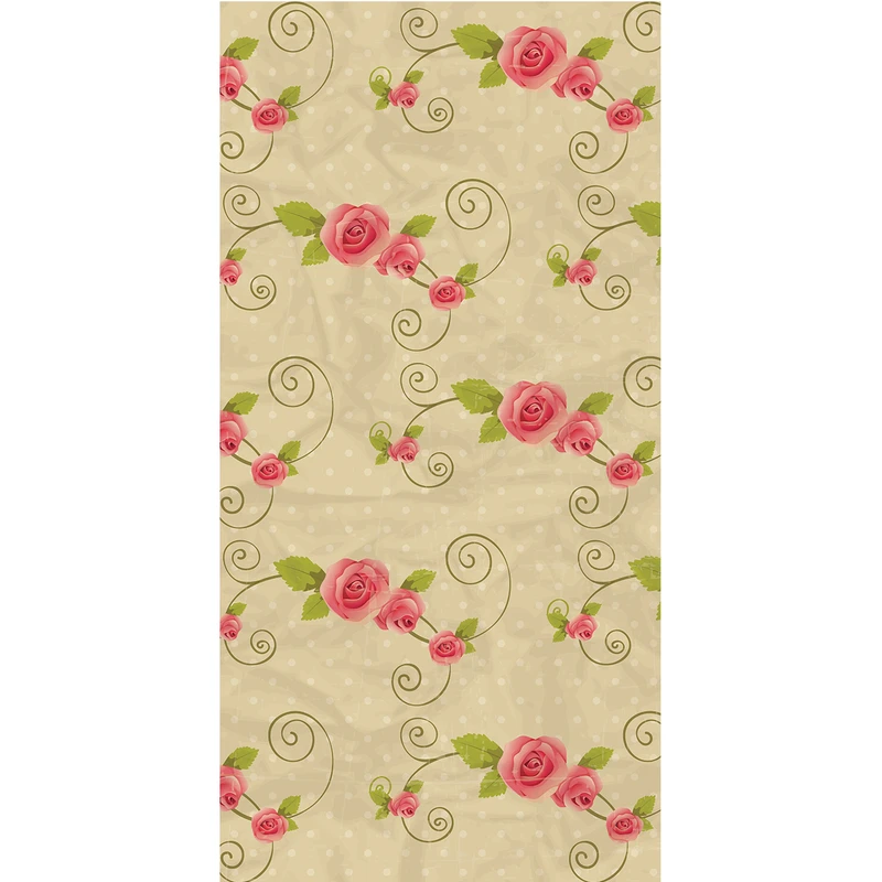 استیکر شیشه طرح گل کد 39