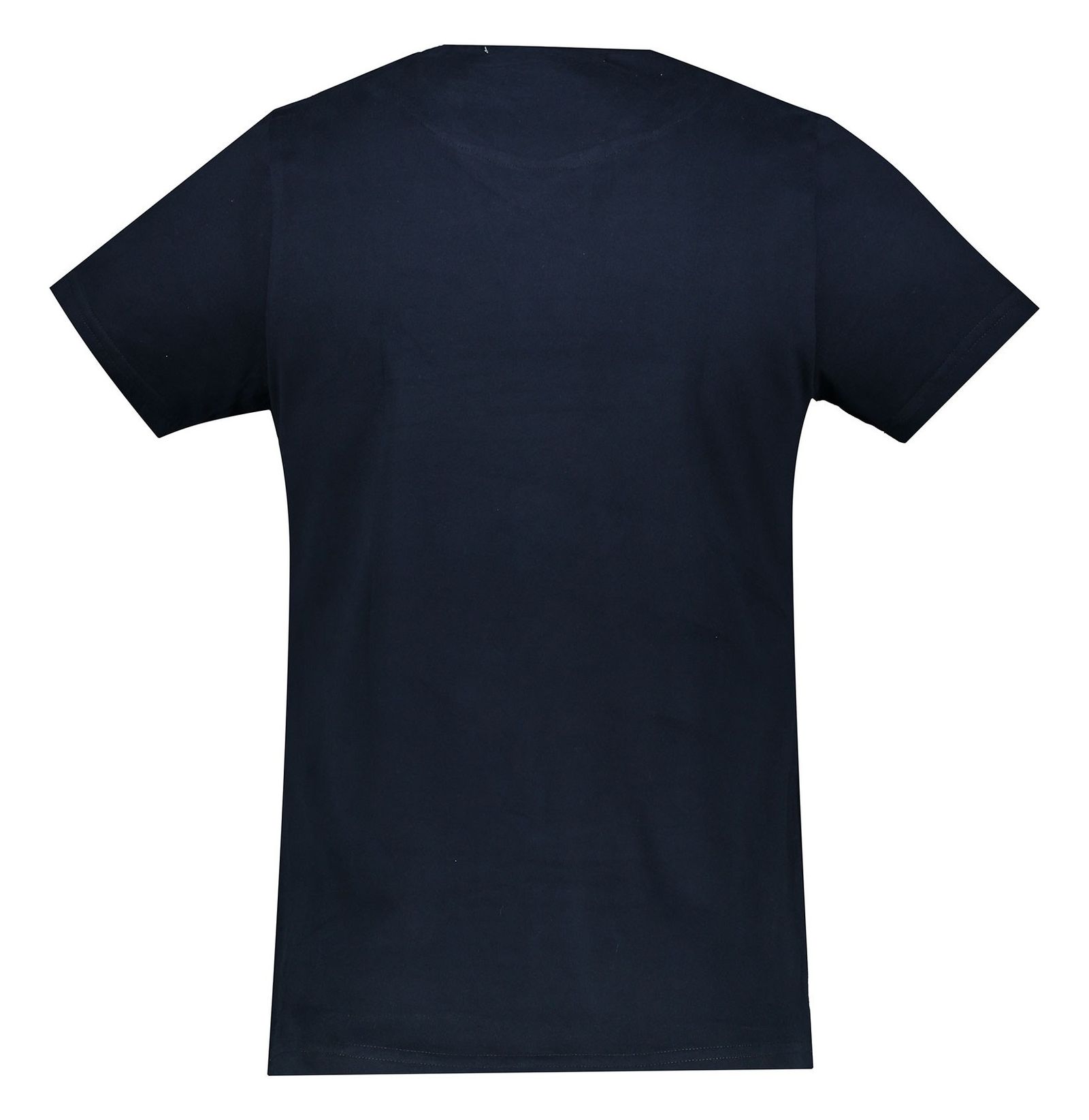 تی شرت نخی یقه هفت مردانه - زی سا  - سرمه اي - 3