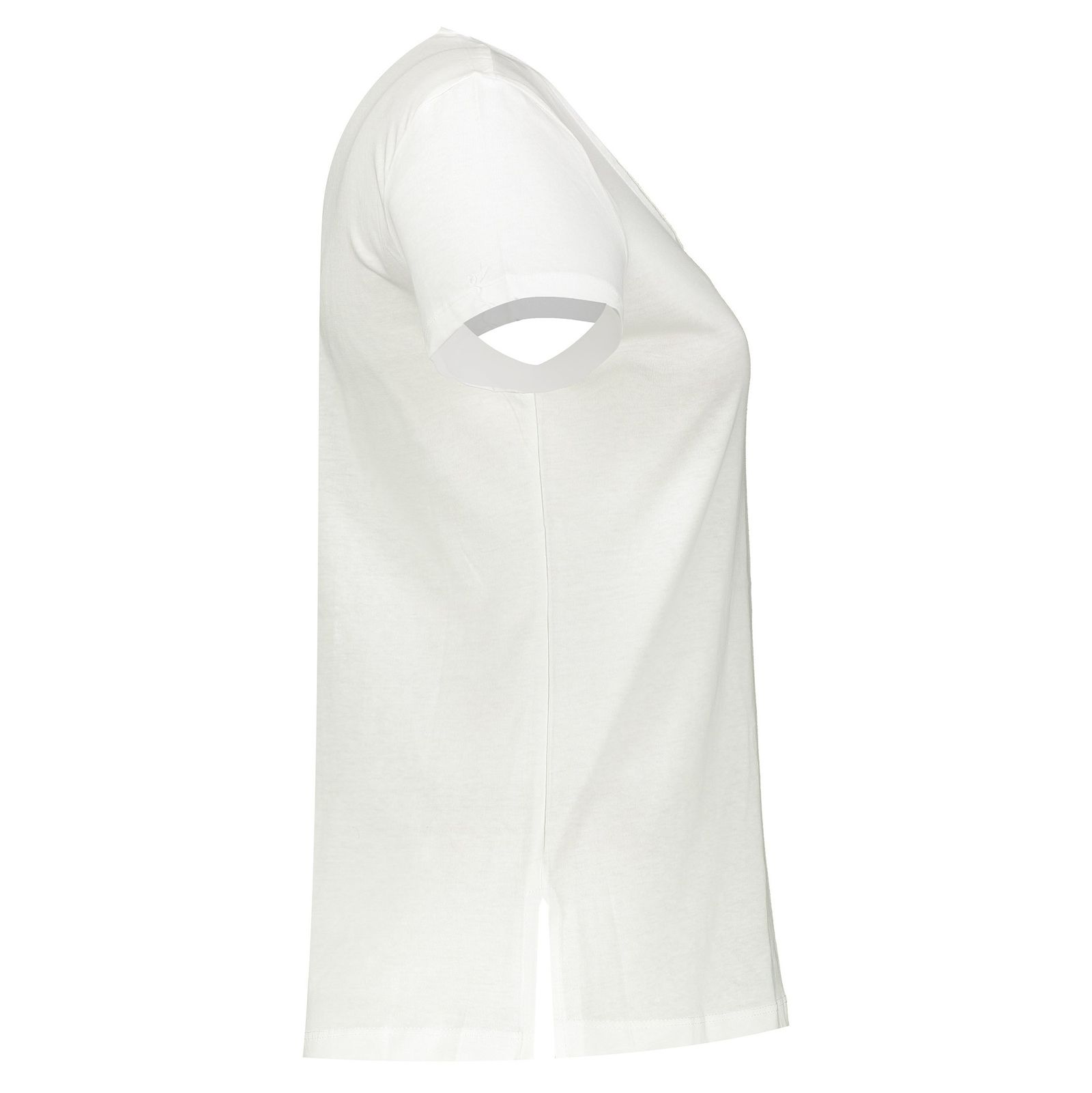 تی شرت نخی یقه گرد زنانه - یوپیم - سفيد - 2
