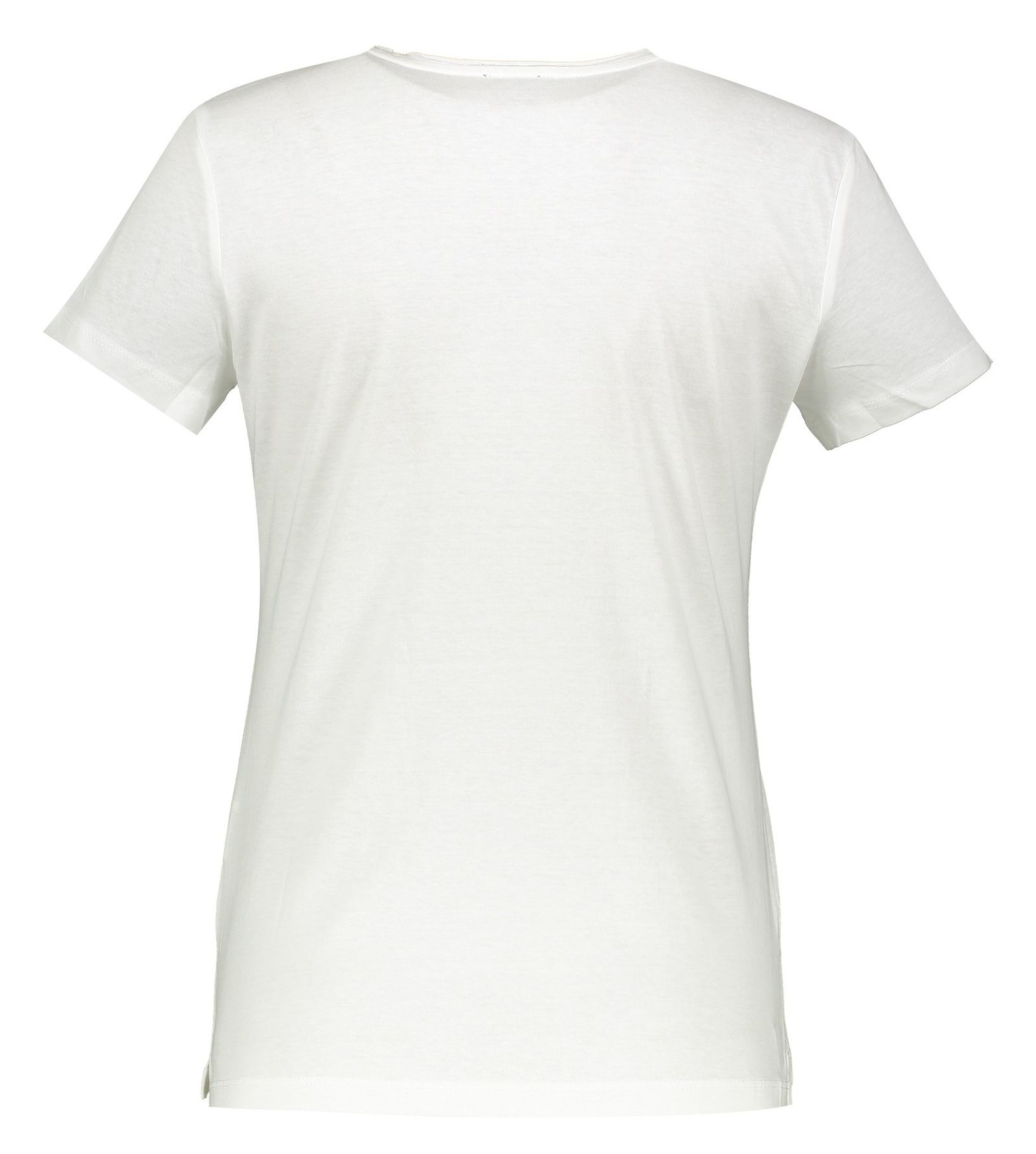 تی شرت نخی یقه گرد زنانه - یوپیم - سفيد - 5