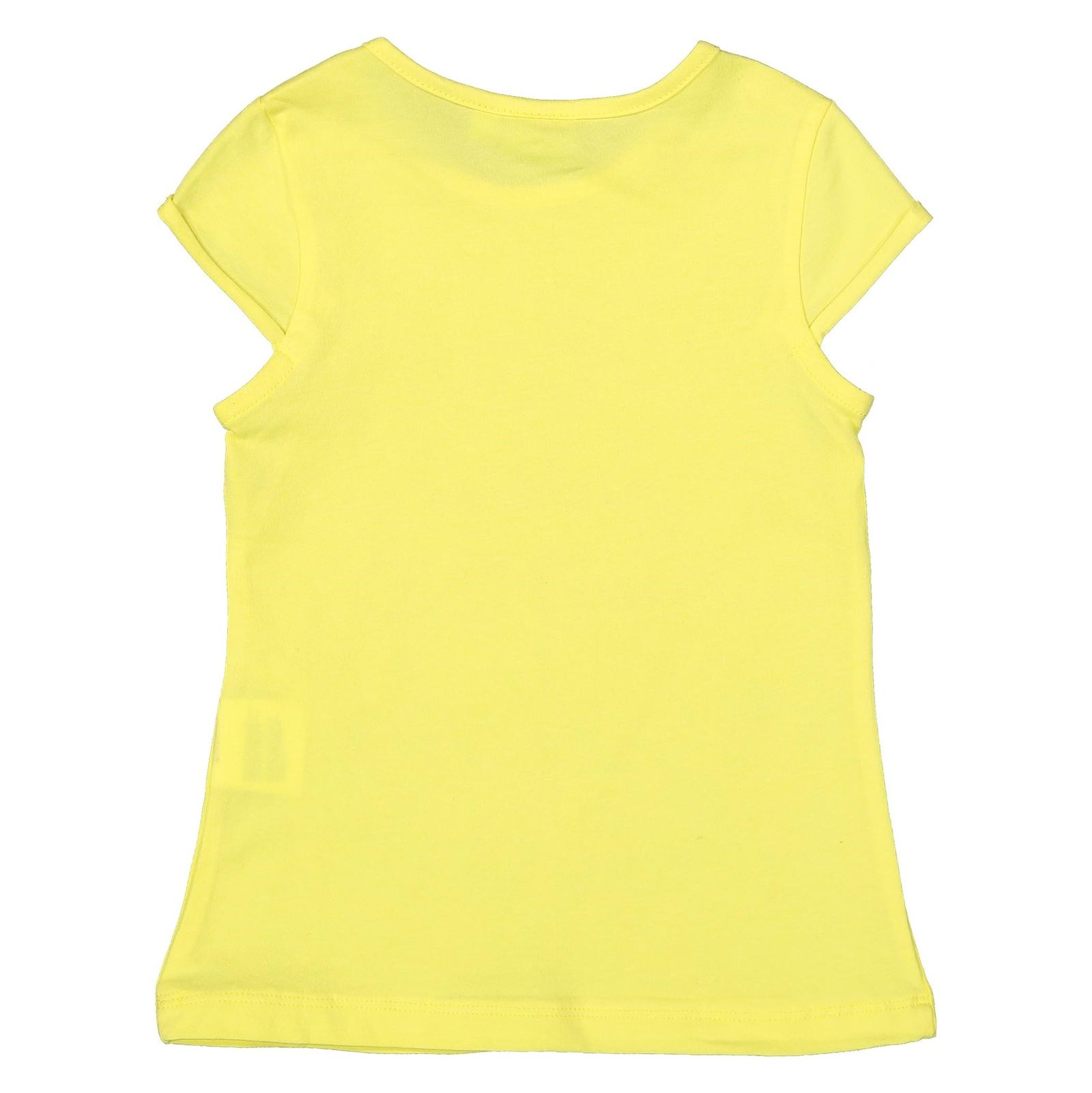 تی شرت و لگینگ نخی دخترانه - بلوکیدز - زرد/سرمه اي - 4