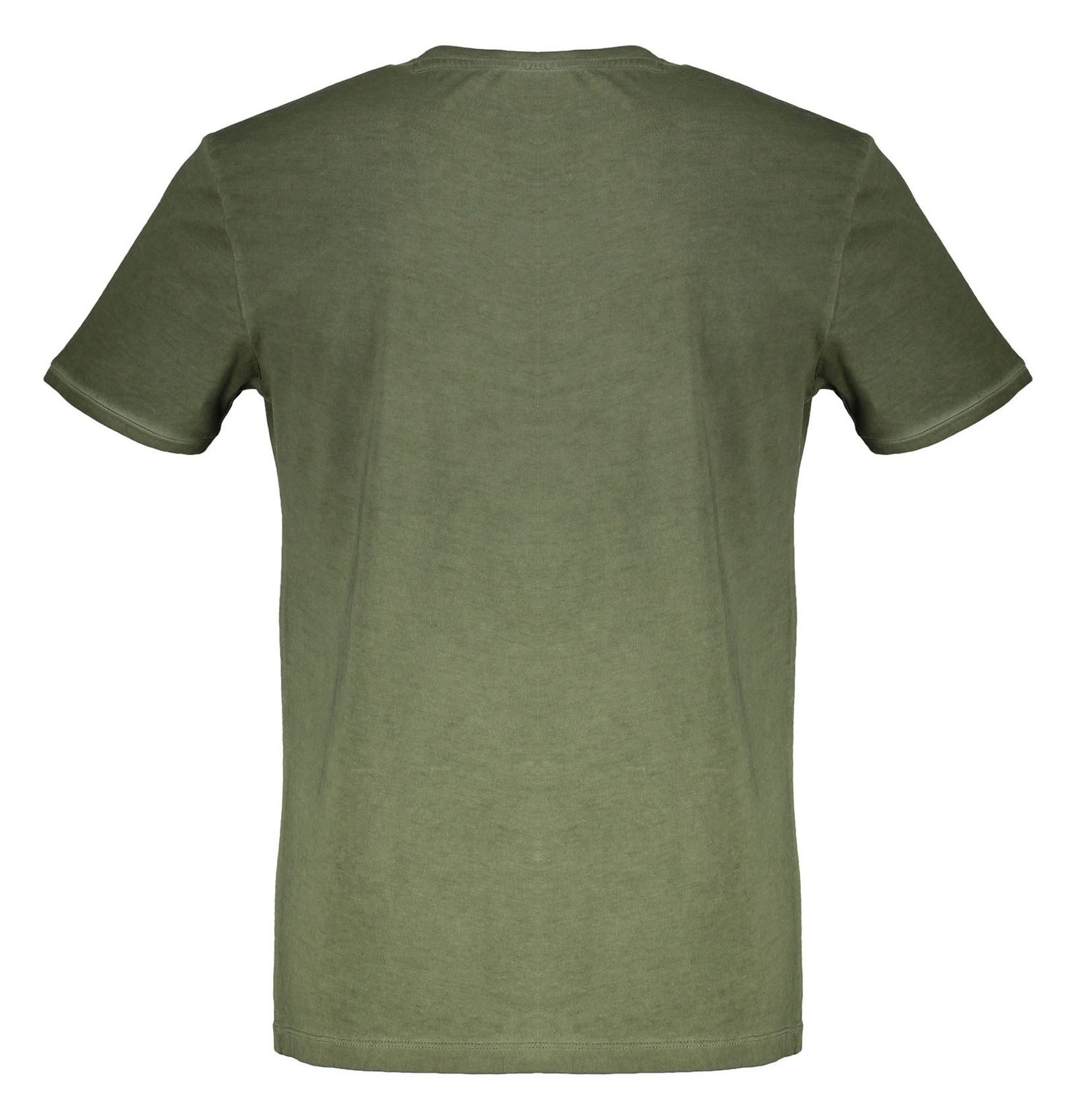 تی شرت نخی یقه گرد مردانه Tomlouis - باس اورنج - زيتوني - 4