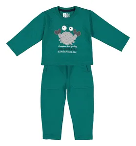 تی شرت و شلوار نخی پسرانه - سون پون