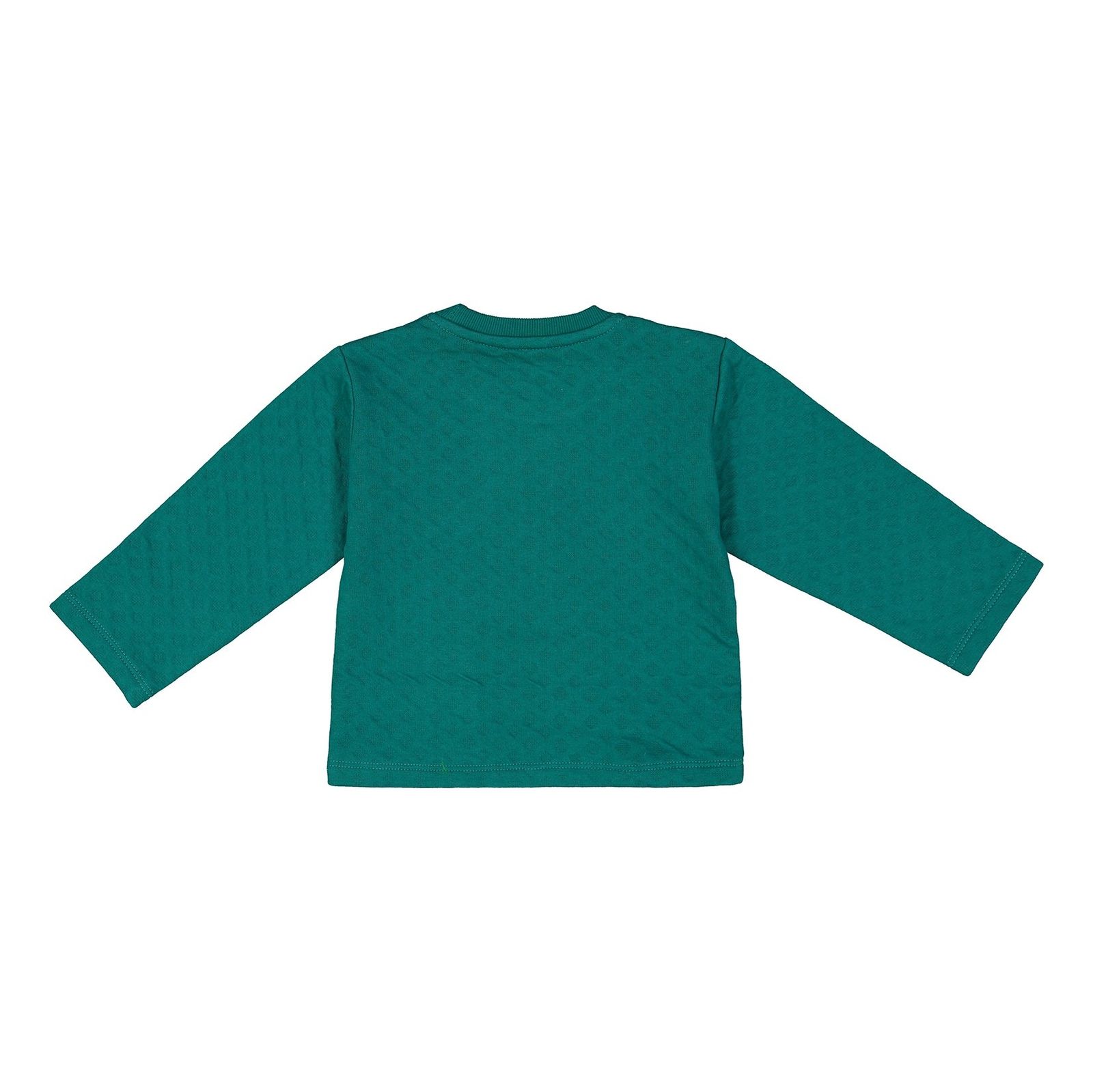 تی شرت و شلوار نخی پسرانه - سون پون - سبز - 4