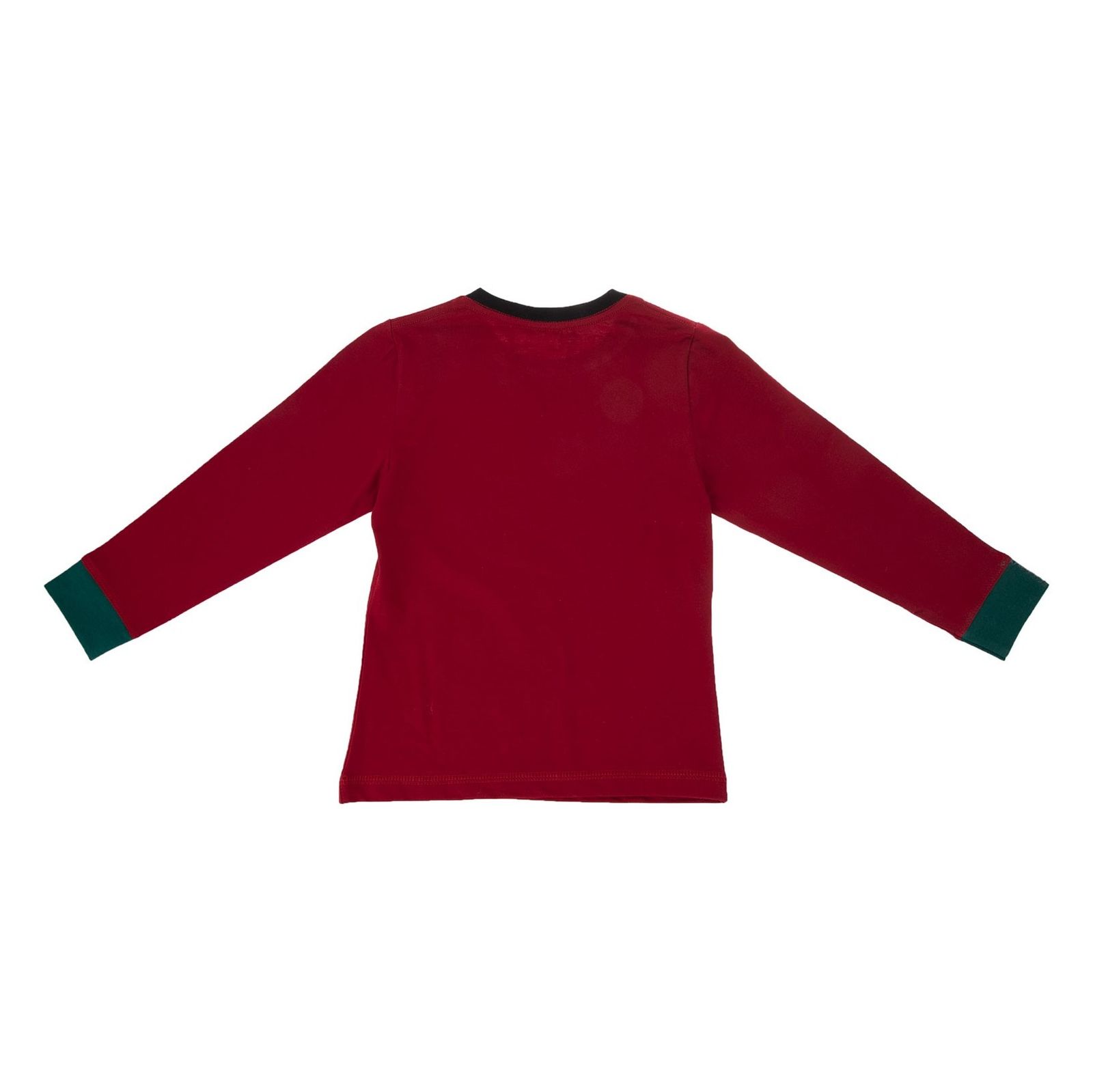 تی شرت و شلوار نخی بچگانه - ناربن - قرمز - 4