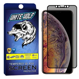 White Wolf WGP Privacy Screen Protector For Apple iPhone XS MAX