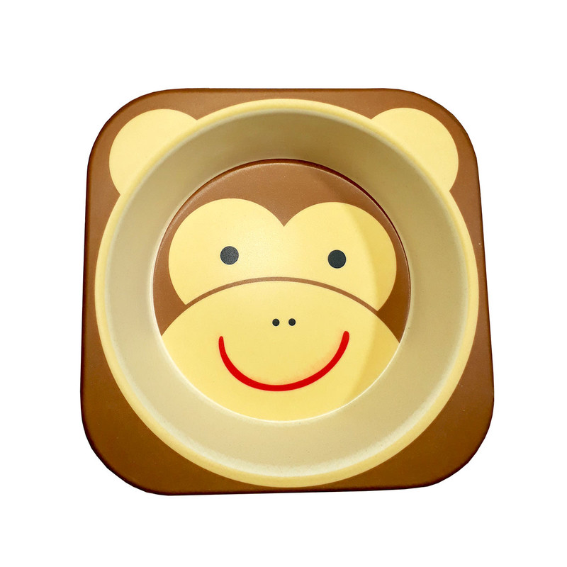 کاسه مربع کودک مدل MONKEY-33