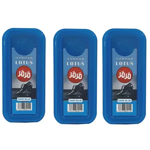 واکس براق کننده کفش مرمر لوتوس کد sg0051 بسته 3 عددی
