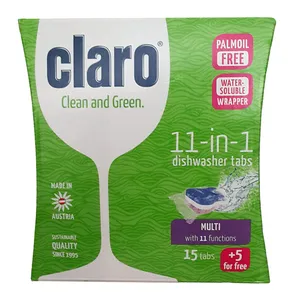 Claro 11in1 Dishwasher Tablets Pack Of 20