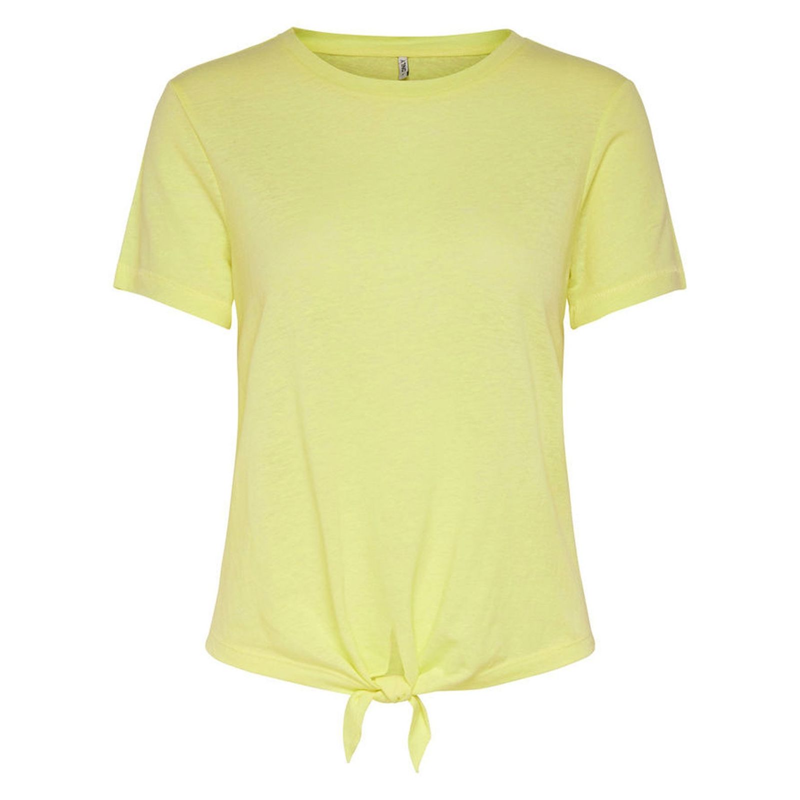 تی شرت یقه گرد زنانه - اونلی - زرد - 1