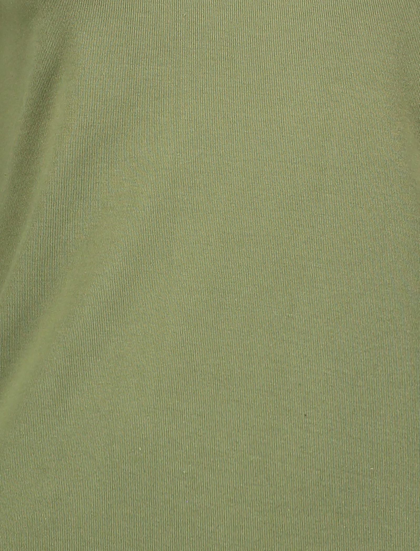 تی شرت نخی یقه گرد زنانه - رامکات - سبز ارتشي - 6