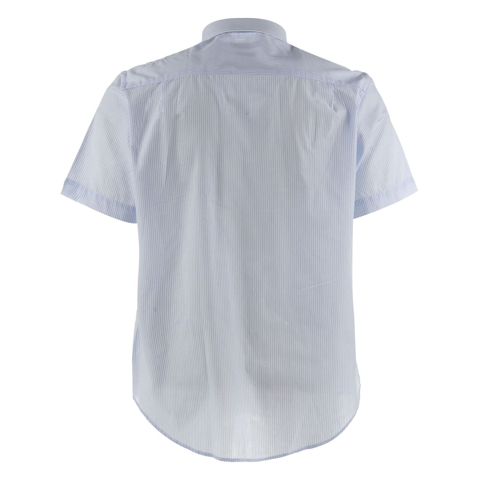 پیراهن آستین کوتاه مردانه - یوپیم - سفيد آبي - 3